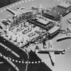 
Miniature cut-away drawing of the Pan Am Terminal during the design phase.
